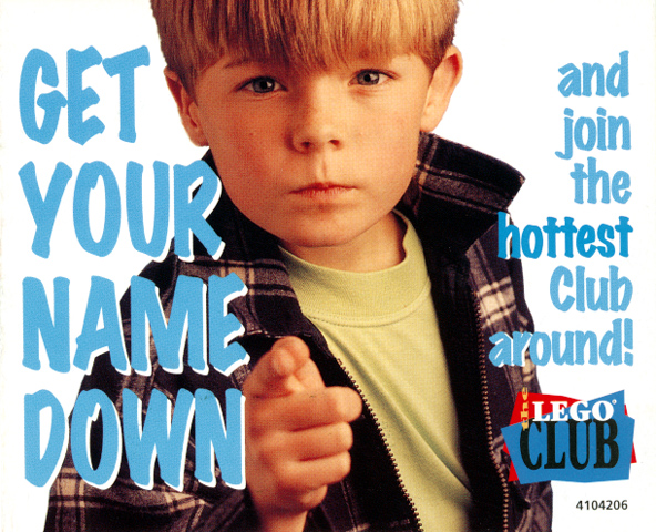 1996 Insert - Lego Club UK (4104206)