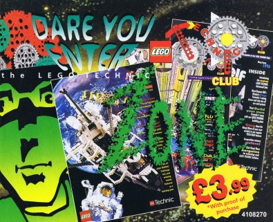 1996 Insert - Lego Technic Club UK (4108270)