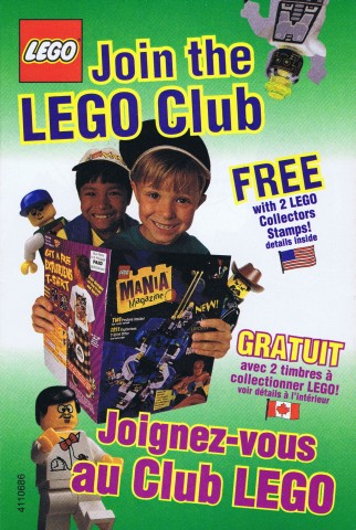 1997 Insert - LEGO Club - US/Canadian (4110686)