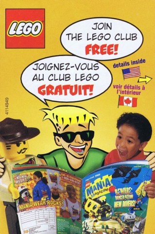 1998 Insert - LEGO Club - US/Canadian (4114949)