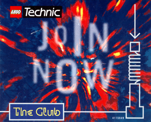 1998 Insert - Lego Technic Club UK (4115949)