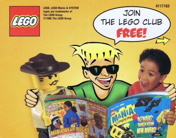 1998 Insert - LEGO Club - US (4117163)