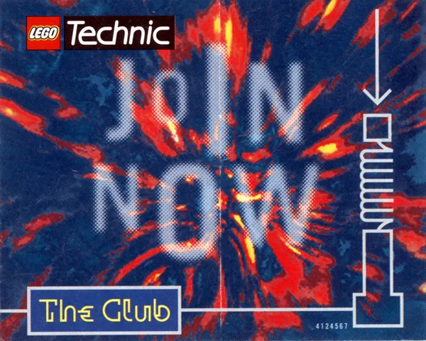 1999 Insert - Lego Technic Club UK (4124567)