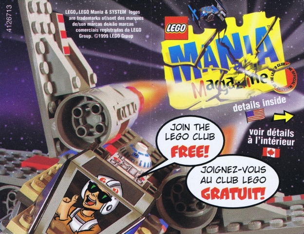 1999 Insert - LEGO Club - US/Canadian (4126713)