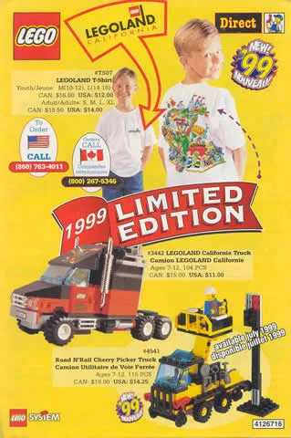 1999 Insert - Lego Direct - US/Canadian with Set 3442 (4126716)