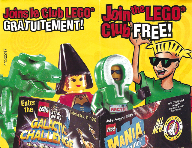 2000 Insert - LEGO Club - US/Canadian (4130247)