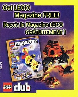 2003 Insert - LEGO Club - US/Canadian (4203481)