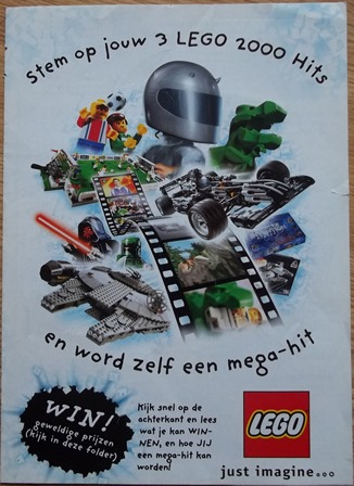 2000 Insert - Contest LEGO 2000 Hits 'Stem op jouw 3 LEGO 2000 Hits en word zelf een mega-hit'