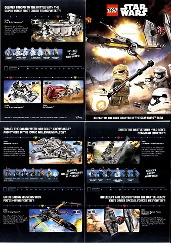 2015 Star Wars Products Leaflet