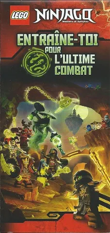 2016 NINJAGO French Foldout with Game Poster - Entraîne-Toi pour L'Ultime Combat (6166791_FR)