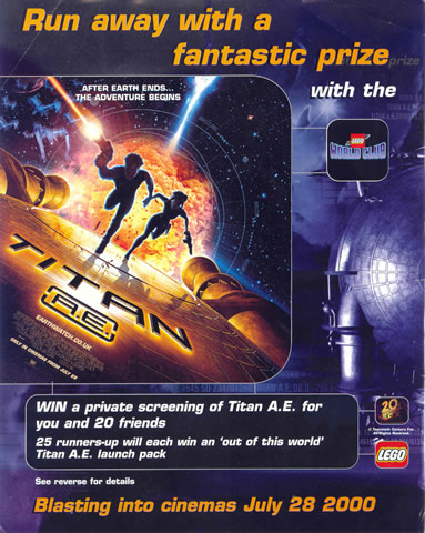 2000 Insert - World Club - UK (Titan A.E.)