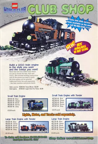 2001 Insert - World Club Shop - May/June - UK