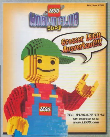 2001 Insert - World Club Magazine German - May/June Foldout (4328969)