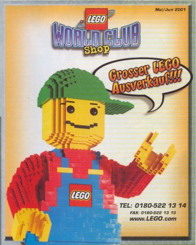 2001 Insert - World Club Magazine German - May/June Foldout (4328969)