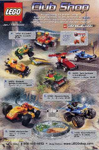 2002 Lego Club Shop Jan/Feb