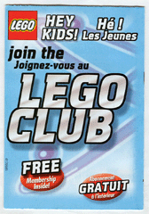 2002 Insert - LEGO Club - US/Canadian Sky Blue Version (4170585)