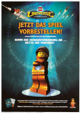 2010 Insert - LEGO Universe - German (Pre-Order)