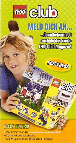 2011 Insert - LEGO Club - German (SAHSHK11)