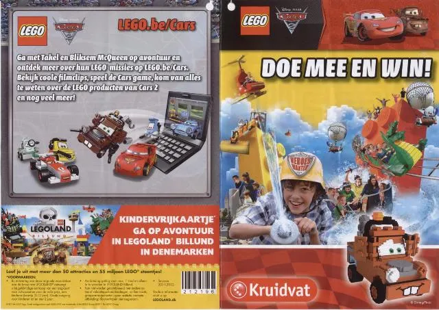 2011 Insert - LEGO Cars 2 - 'Doe mee en win!' (contest Kruidvat) (600_3630)