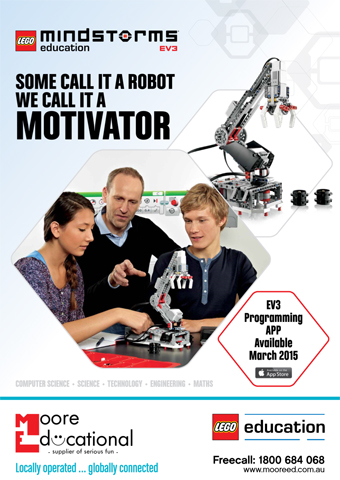 2015 Small Australian Education Brochure - Moore Educational (SOME CALL IT A ROBOT WE CALL IT A MOTIVATOR)