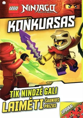 2015 Ninjago Promotion with Sticker Sheet, Lithuanian (25103520_LT)