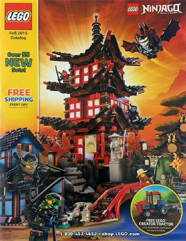 2015 Shop at Home - Fall, Ninjago Cover (WOR 3633)