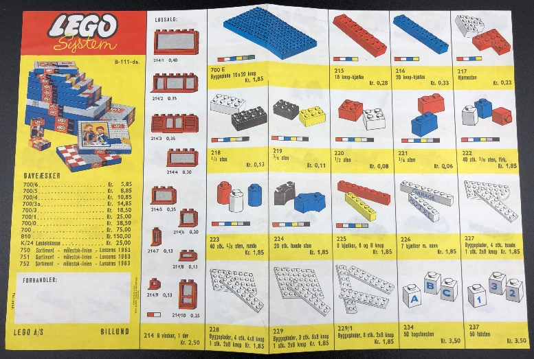 1962 Danish - Late Issue (B-111-da)