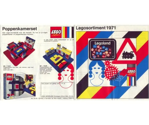 1971 Large Dutch Foldout - LEGO Sortiment (97220-Ho)