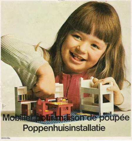 1972 Medium Belgian - Mobilier pour maison de poupée - Poppenhuisinstallatie (97410-Be)