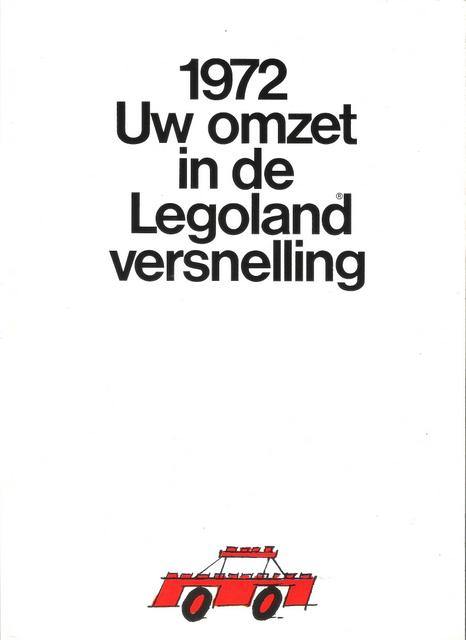1972 Dealer Dutch '1972 Uw omzet in de Legoland versnelling' (97310 Ho)