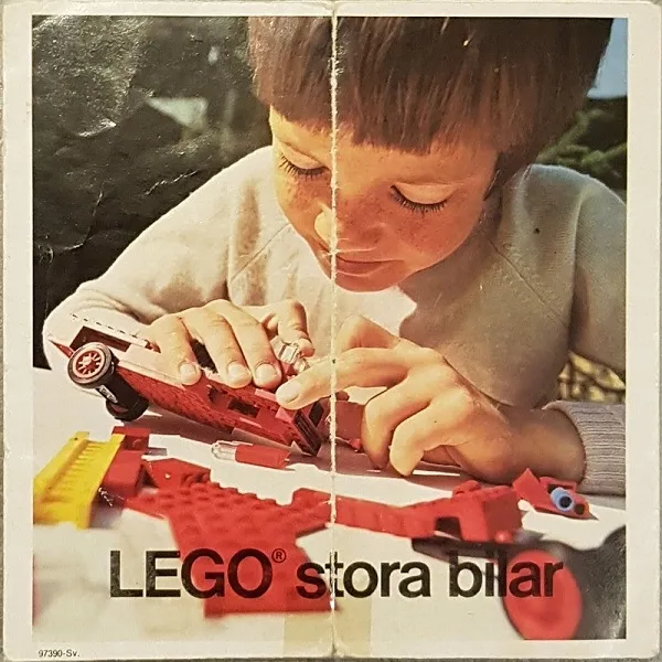 1972 Medium Swedish - LEGO stora bilar (97390-Sv.)