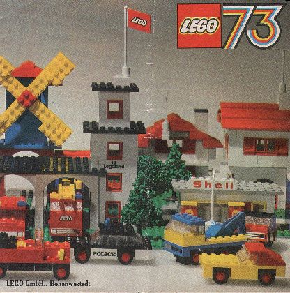 1973 Medium Legoland German (97525-Ty.)