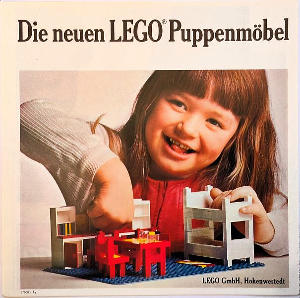 1973 Medium German - Die neuen LEGO Puppenmöbel (97660-Ty.)