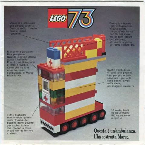 1973 Medium Italian Foldout (97559-It)
