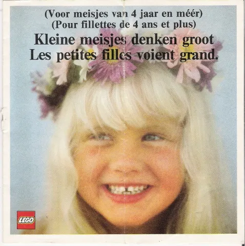 1974 Medium Belgian - Kleine meisjes denken groot - Les petites filles voient grand (97880-Be)