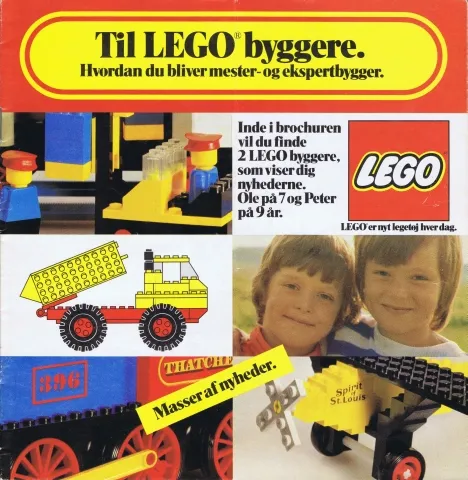 1976 Large Danish Til LEGO byggere (98416-Da)