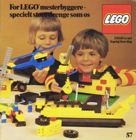 1977 Large Danish For LEGO mesterbyggere 57 (98761-DK)