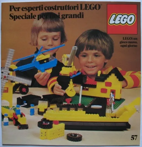 1977 Large Italian Per esperti costruttori LEGO 57 (98761-I)