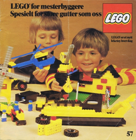 1977 Large Norwegian LEGO for mesterbyggere 57 (98761-N)