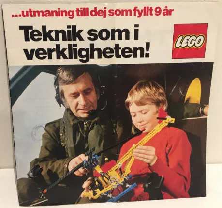 1977 Large Technic Swedish 18.5cm x 18.5cm with parchment inlays (98815-S)