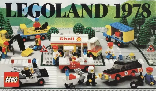 1978 Large International LEGOLAND Town Foldout and Poster (99418)