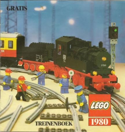 1980 Large Train Dutch Treinenboek (99780-NL)