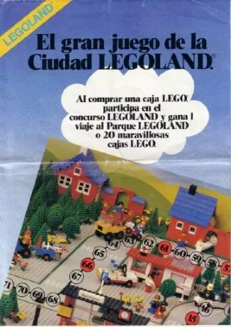 1981 El gran juego de la Ciudad Legoland (93.042-E) with Board Game inside