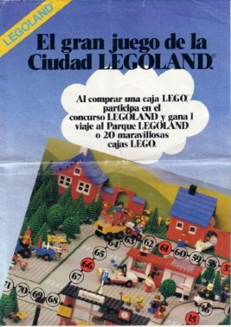 1981 El gran juego de la Ciudad Legoland (93.042-E) with Board Game inside