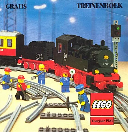 1981 Large Train Dutch Treinenboek (99780-NL)