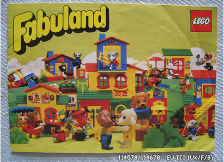 1982 Small Fabuland European (114578/114678-EU III (UK/F/B))