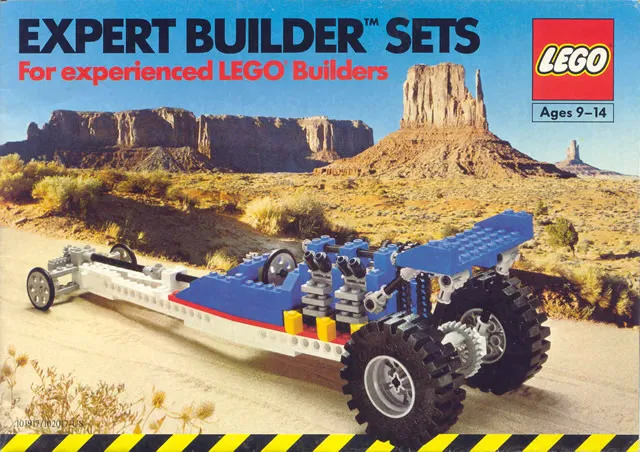 1983 Medium Technic Expert Builder Foldout - Catalog & Poster (101917/102017-US)