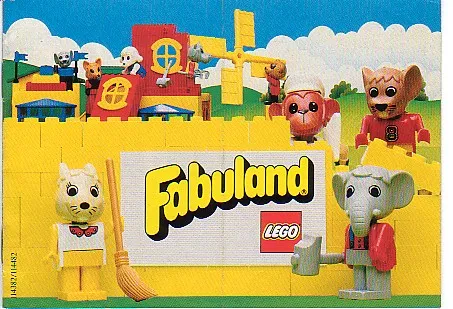 1986 Small Fabuland European (114382/114482-EU II (D/A/CH/F/I))