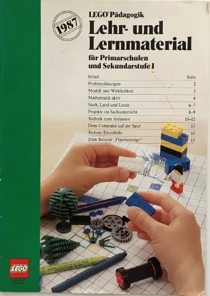 1987 Large CH/D Dacta - LEGO Pädagogik Lehr- und Lernmaterial für Primarschulen und Sekundarstufe I (2900044-CH/D)