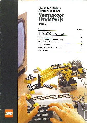 1987 Large Dutch Dacta - LEGO Techniek en Robotica voor het Voortgezet Onderwijs (2000035-NL)